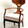 An outstanding pair of Biedermeier armchairs