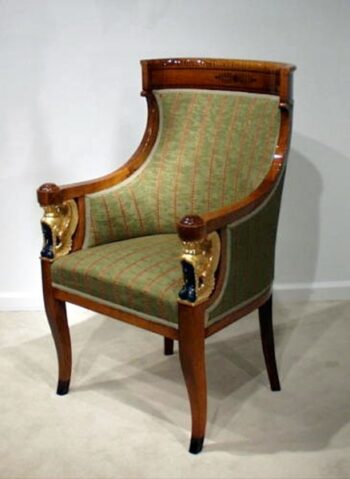 A single Empire armchair
