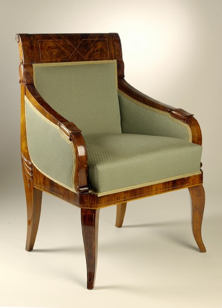 An exceptional Biedermeier armchair