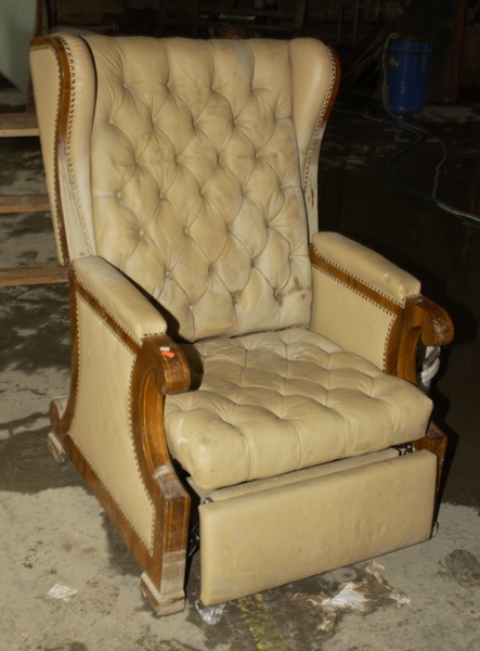 A custom-made armchair