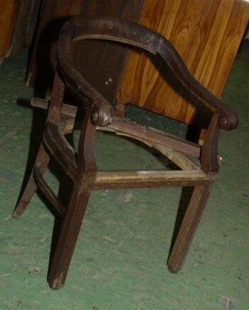 An Art Deco armchair