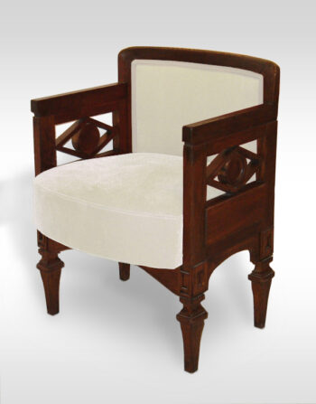 An early Rondocubist suite of 6 chairs