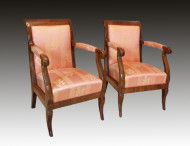 A pair of Biedermeier armchairs 2