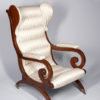 A rare Biedermeier wing chair