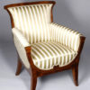 An elegant single Biedermeier armchair