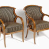 A pair of Biedermeier armchairs