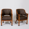 A pair of Biedermeier armchairs