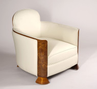 A set of four armchairs by Jules Leleu 2