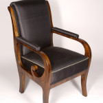 A single Biedermeier armchair