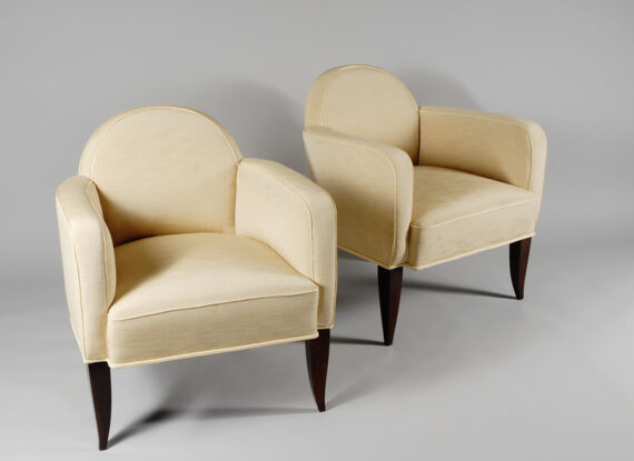 A pair of Art Deco armchairs