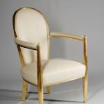 An elegant Art Deco armchair