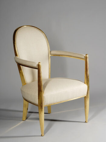 An elegant Art Deco armchair