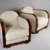 A pair of Art Deco club chairs by