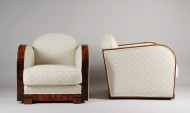 A pair of Art Deco club chairs by 4