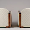 A pair of Art Deco club chairs by