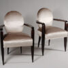 A pair of Art Deco armchairs by Dominique