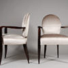 A pair of Art Deco armchairs by Dominique