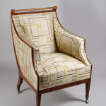 An extraordinary Biedermeier armchair