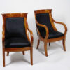 A pair of Biedermeier armchairs