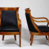 A pair of Biedermeier armchairs