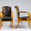 A superb pair of Biedermeier armchairs