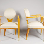 A set of six Art Deco armchairs after Jean Pascaud
