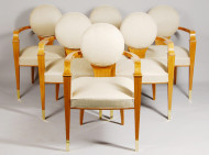 A set of six Art Deco armchairs after Jean Pascaud 2