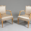 A pair of French Forties arm chairs by Rene Prou
