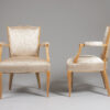 A pair of French Forties arm chairs by Rene Prou