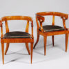 A pair of Biedermeier armchairs