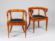 A pair of Biedermeier armchairs 2