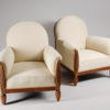 Pair of armchairs after Paul Follot