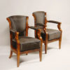 A pair of Biedermeier armchairs