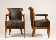 A pair of Biedermeier armchairs 2