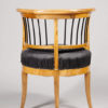 A single Biedermeier barrel chair