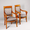 A pair of Biedermeier armchairs