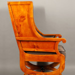 A large Biedermeier fireside chair
