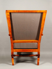 A large Biedermeier fireside chair 3