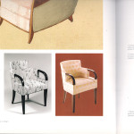 A Modernist desk chair in mahogany by Dominique
