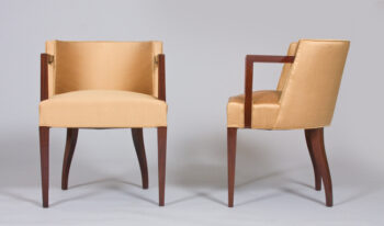 Pair of Art Deco armchairs by Blanche Klotz