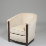 A pair of armchairs