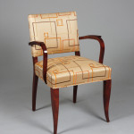 A pair of Art deco armchairs