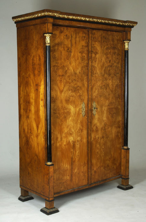 A fine Empire armoire