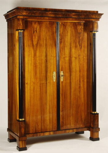 An exceptional Biedermeier armoire