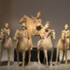 Group of five Equestrian figures