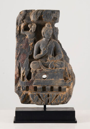 A Gandharan seated Buddha