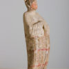 A large and exceptional pottery figure of a court lady