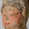 A large and exceptional pottery figure of a court lady