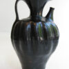 Black Glazed Lobed Ewer