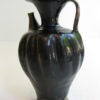 Black Glazed Lobed Ewer